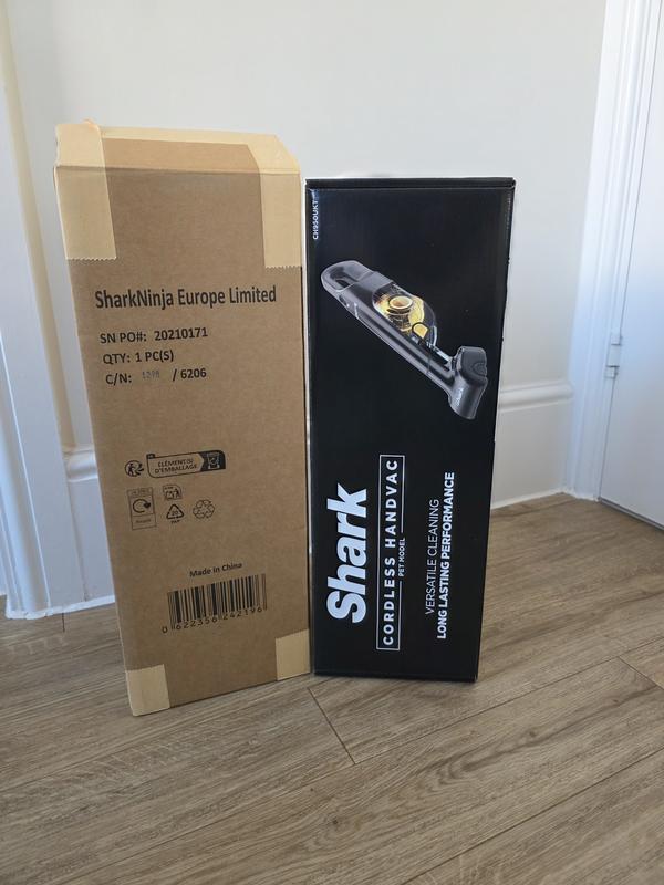 Customer photo of the Shark handheld vacuum