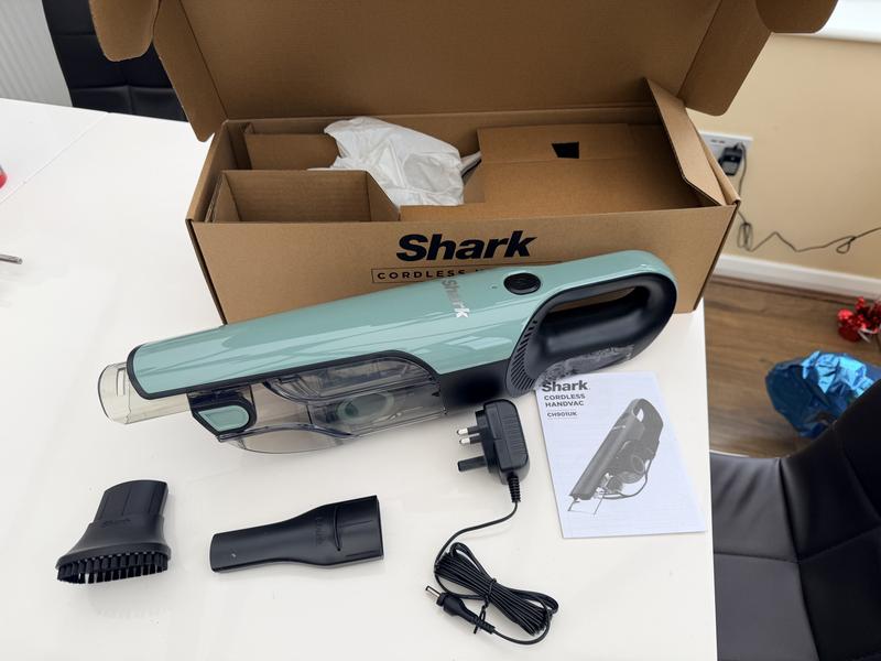 Customer photo of the Shark handheld vacuum